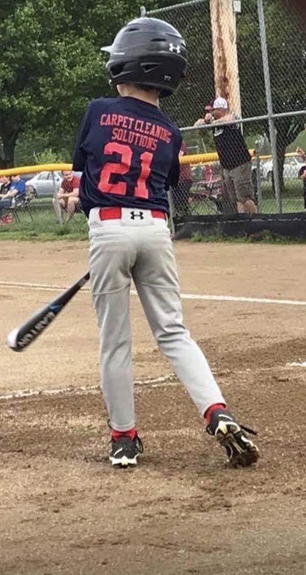 baseball player at bat